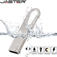 Jaster pendrive metálico, usb 2.0, 4gb, 8gb, 16gb, 32gb, 64gb, 128gb 2024 - compre barato