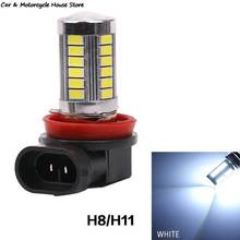 1Pc Super Bright H8/H11 33-LED White Car Fog Light Headlight Driving Lamp Bulb 2024 - buy cheap
