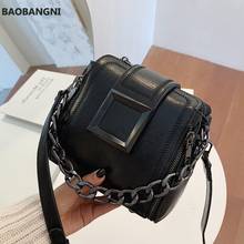 New PU Leather Retro Chains Hasp Shoulder Bag Small Delicate Bucket Bags Female Crossbody Bag Ladies Handbag 2024 - buy cheap
