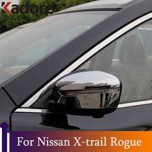 Cubierta de espejo retrovisor lateral cromado, accesorios de puerta para Nissan x-trail Rogue, 2014-2016, 2017, 2018, 2019, 2020, 2 uds. 2024 - compra barato