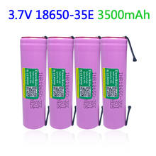 18650 battery 35E 3.7V 3500mAh 18650 Lithium Rechargeable Battery For battery pack for 35E 18650 battery+DIY Nickel 2024 - buy cheap