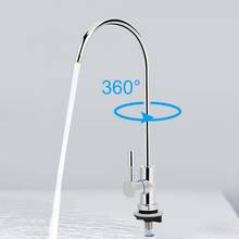 Filtro de agua RO cromado para grifo, accesorio para purificador de agua de 1/4 pulgadas, manguera de conexión, filtros de ósmosis inversa 2024 - compra barato