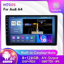 4G lte DSP IPS Android 11 8+128G CAR GPS For Audi A4 B6 B7 S4 B7 B6 RS4 B7 seat exeo dvd player radio WIFI BT built-in CARPLAY 2024 - buy cheap