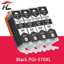 Cartucho de tinta compatível tamanhos pgi570, 570xl, para impressora canon pixma, mg5750, mg5751, mg5752, mg5753, mg6850 2024 - compre barato