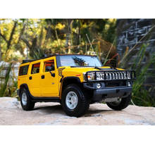 Mini Vehículo de juguete para niños, fundido a presión de aleación juguete, color negro/amarillo, Metal, plástico y Goma, colección de regalo, Maisto 1/18 Hummer H2, 2003 2024 - compra barato