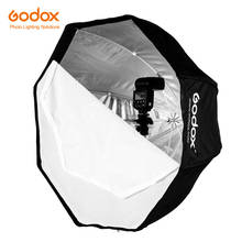 Отражатель Godox 120 см, 47 дюймов, переносной восьмиугольный зонт для софтбокса, для вспышки 2024 - купить недорого