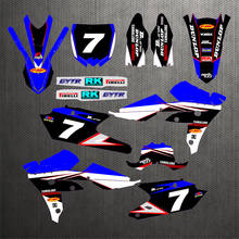 6 estilos decalque motocross equipe 3m decalques adesivos fundos gráficos kits para yamaha yz450fx 2015 2016 2017 2018 yz 450fx 2024 - compre barato