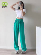 GOPLUS-pantalones de chándal holgados para mujer, pantalón de talla grande, moda coreana, Korte Broek, C11528 2024 - compra barato