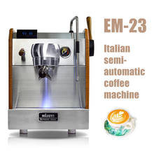 Máquina de café semiautomática italiana, bomba eléctrica de espuma de leche a presión, máquina de espresso comercial, doble control PID 2024 - compra barato