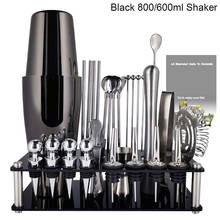 28 Pieces Premium Shaker Barware Stainless Bar 550/600/750/800ML Boston Cocktail Shaker Set Bartender Kit Includes Shaker Spoon 2024 - buy cheap