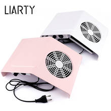 Liarty-Aspirador de polvo para uñas, máquina de manicura con 2 bolsas de recolección de polvo, herramientas de salón, ventilador de succión, 40W 2024 - compra barato