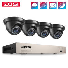 Zosi-sistema de segurança por vídeo, 8 canais, 1080p, h.265, dvr, gravador, 4x hd, 2.0mp, câmera cftv interna/externa à prova de intempéries 2024 - compre barato