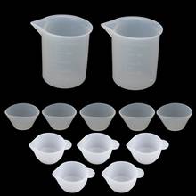 12Pcs Silicone Mixing Measuring Cups UV Resin Mold DIY Casting Jewelry Tool Kit Epoxy Resin Drop Ship 2024 - buy cheap