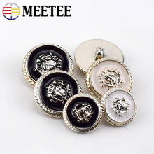 50pc Meetee 15/18/21/25mm Fashion Plastic Resin Buttons Black White for Women Windbreaker Suit Jacket coat Sewing Accessories 2024 - buy cheap