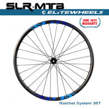 ELITEWHEELS 29er SLR MTB Carbon Wheels XC AM Hookless Asymmetric Rims MS HG XD Ratchet System 36T For Mountain All Bike Cycling 2024 - buy cheap