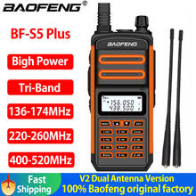 Baofeng S5Plus Ham CB radio walkie-talkie two-way radio 5-25km hunting VHF UHF remote portable is better than UV5R UV82 UV-10R 2024 - buy cheap