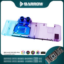 Barrow 3090 3080 GPU bloque de agua para ZOTAC RTX 3090/3080 TQ OC, radiador de cobre de cubierta completa 5V A-RGB BS-AIC3090-PA 2024 - compra barato