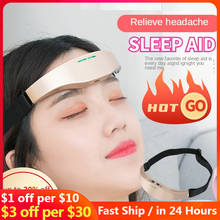 Electric Head Massager Sleep Monitor Relief Massager Therapy Release Stress Sleep Therapy device, Sleep aid, Sleep device, promote sleep, health care, usb cable, relieve fatigue 2024 - buy cheap