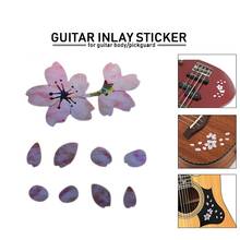 DIY Blossom Guitar Body Inlay Sticker Acoustic Guitar Ukulele Bass Electric Guitar Decal Guitar Pickguard Blossom Flower Decals 2024 - buy cheap