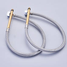 G1/2 Stainless Steel Plumbing Hoses Hot And Cold Water Inlet Hoses Long Rod Steel Wire Mixed Wire Tip Explosion-Proof Metal Hose 2024 - buy cheap