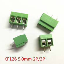 10Pcs/Lot KF126 5.0 2P 3P KF126 2Pin 5.0mm Straight Pin PCB Screw Terminal Block 250V/8A 2024 - buy cheap