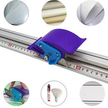 New  Kt Pvc board Manual Cutting ruler aluminum alloy Positioning cutting ruler rack Woodworking tool 2024 - buy cheap