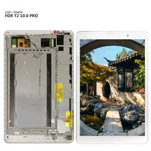Для 10,1 "Huawei MediaPad T2 10,0 Pro FDR-A01L FDR-A01W ЖК-дисплей сенсорный экран дигитайзер панель сборка + рамка 2024 - купить недорого