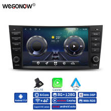 Carplay dsp ips 8 androandroid11.0 6gb + 128gb carro dvd player sim gps mapa wifi rádio bluetooth para benz w211 w463 w219 w209 2004-2011 2024 - compre barato