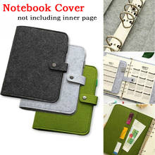 A5 A6 Spiral Travel Journal Notebook Cover Felt 6 Holes Vintage Diary DIY Planner Organizer School Office Supply 2024 - buy cheap