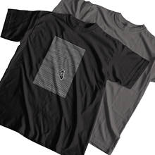 COOLMIND-Camiseta holgada de algodón puro para hombre, camisa informal con cuello redondo, CR-B0109 2024 - compra barato