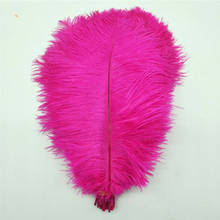 Wholesale 10 Pcs/Lot Natural Ostrich Feathers For Crafts 15-75CM Carnival Costumes Party Home Wedding Decorations Rose Plumes 2024 - buy cheap
