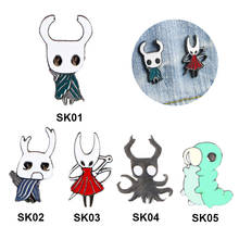 5 Style Game Hollow Knight Lapel Pins Cartoon Badge for Backpack Clothing Decorative Bag Brooches Fashion Accessories 2024 - buy cheap