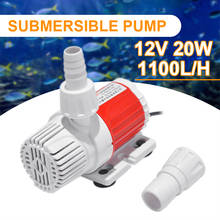12V 20W DC 1100L/H Energy Saving Submersible Water Pump Marine Controllable Adjustable Speed Water Pump Fish Tank Aquarium 2024 - buy cheap