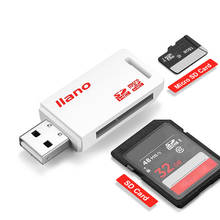 Card Reader USB 2.0 SD/Micro SD TF OTG Smart Memory Card Adapter for Laptop USB2.0 Type C Cardreader SD Card Reader 2024 - купить недорого