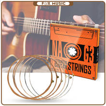 NAOMI Guitar Strings Set 6 Strings E B G D A E Steel Core Phosphor Bronze Coating For Acoustic Guitar Guitarist Favourite 2024 - buy cheap