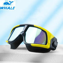 Brand Swim Goggles for Men Women Glasses HD Coating Anti-Fog UV400 Large Frame Adults Sport Waterproof Silicone Swimming Eyewear 2024 - buy cheap