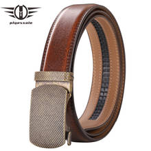Cinturón de cuero de vaca para hombre, cinturones de diseñador Vintage de lujo, de alta calidad, 2021 cm de ancho, B366, novedad de 3,5 2024 - compra barato