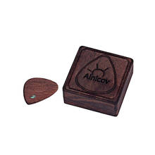 Wooden Guitar Pick Plectrum Storage Box for Picks Hold Case Care Tool Guitarra Picks Gift Guitar Accessories 2024 - buy cheap