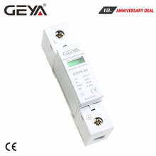 GEYA GSP8-1P Din Rail SPD AC275V AC385V 20KA-40KA House Surge Protection Device Low-voltage Arrester Device Din Rail Type 2024 - buy cheap