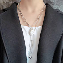 Gold Silver Color Safety Pin Necklaces Simple Linked Chain Necklaces for Women Chic Charm Chokers Necklaces 2020 Party Jewelry 2024 - buy cheap