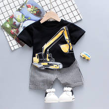 Boys Clothes Set Summer Toddler Baby Clothes Boys Cartoon Tops Print Shorts 2pcs Beach Kids Outfits Sets Child Tracksuit 2024 - buy cheap