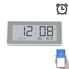 In stock  BT4.0 Wireless Smart Electric Digital Alarm Clock Indoor Hygrometer Thermometer E-ink Temperature Measuring Tools 2024 - buy cheap