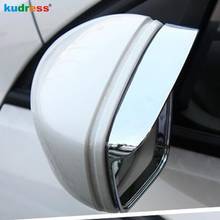 Car Styling For Volvo XC60 2018 2019 2020 Chrome Side Rear View Rearview Mirror Rain Guard Sun Visor Shade Shield Cover Trims 2024 - buy cheap