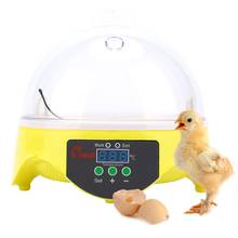 Mini Incubadoras de huevos automáticas, 7 huevos, Digital, electrónica, Control de temperatura de giro para pollos, patos, codornices de ganso 2024 - compra barato