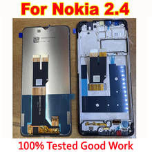 Pantalla LCD táctil para móvil, montaje de digitalizador con Sensor de cristal y Marco, Original, para Nokia 2,4 TA-1275 TA-1274 TA-1270 TA-1277 2024 - compra barato