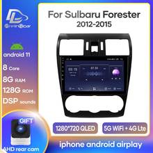 Prelingcar-reproductor Multimedia de vídeo y Radio para coche, dispositivo con Android 10,0, 2 din, ocho núcleos, para Subaru Forester 2012-2015 2024 - compra barato