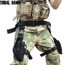Bolsa de pistola táctica de mano, portador de pierna, bolsa para revistas, policía, ejército, combate, pistola militar, accesorios de caza Airsoft 2024 - compra barato