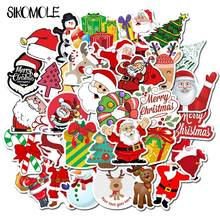 10/30/50PCS Cartoon Merry Christmas Sticker Santa Claus Snowman DIY Toy Case Suitcase Luggage Guitar Laptop Graffiti Stickers F5 2024 - buy cheap