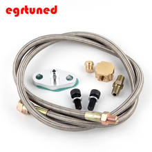 T3 T4 T3/T4 T04E T70 T66 T67 GT35 T3/60-1 GT45 Turbo Oil Feed Line 1/8 NPT 4AN 2024 - buy cheap