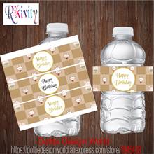 Personalized Easter Bunny Water Bottle Wine Labels Champagne Stickers Candy Bar Wrapper Wedding Baby Shower Birthday Party Decor 2024 - buy cheap